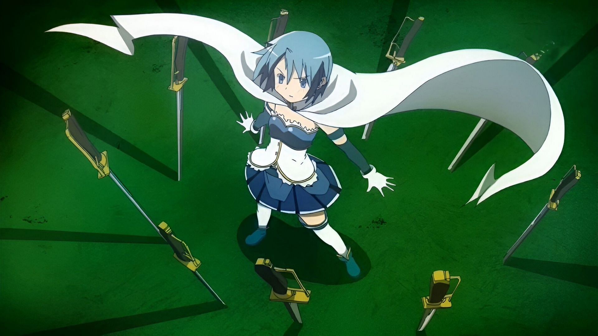 One of the unrequited love in anime, Sayaka Miki (Image via Shaft)